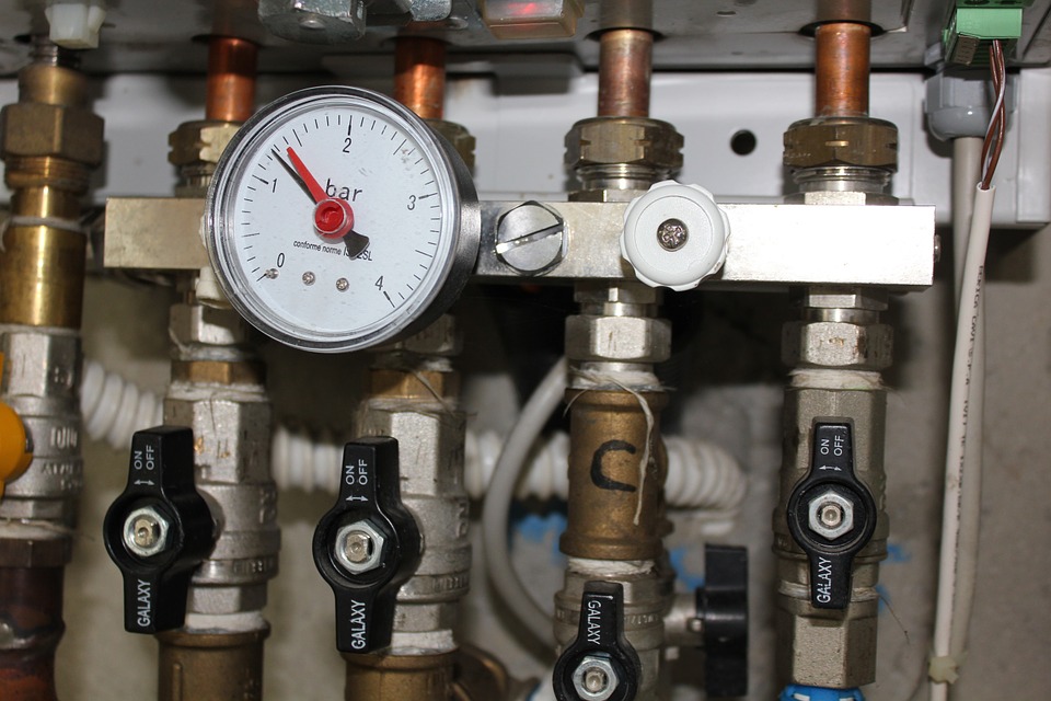 close up of boiler