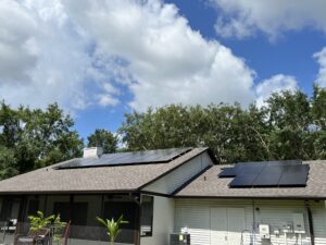 solar energy contractor recently installed solar panels on a property in Orlando
